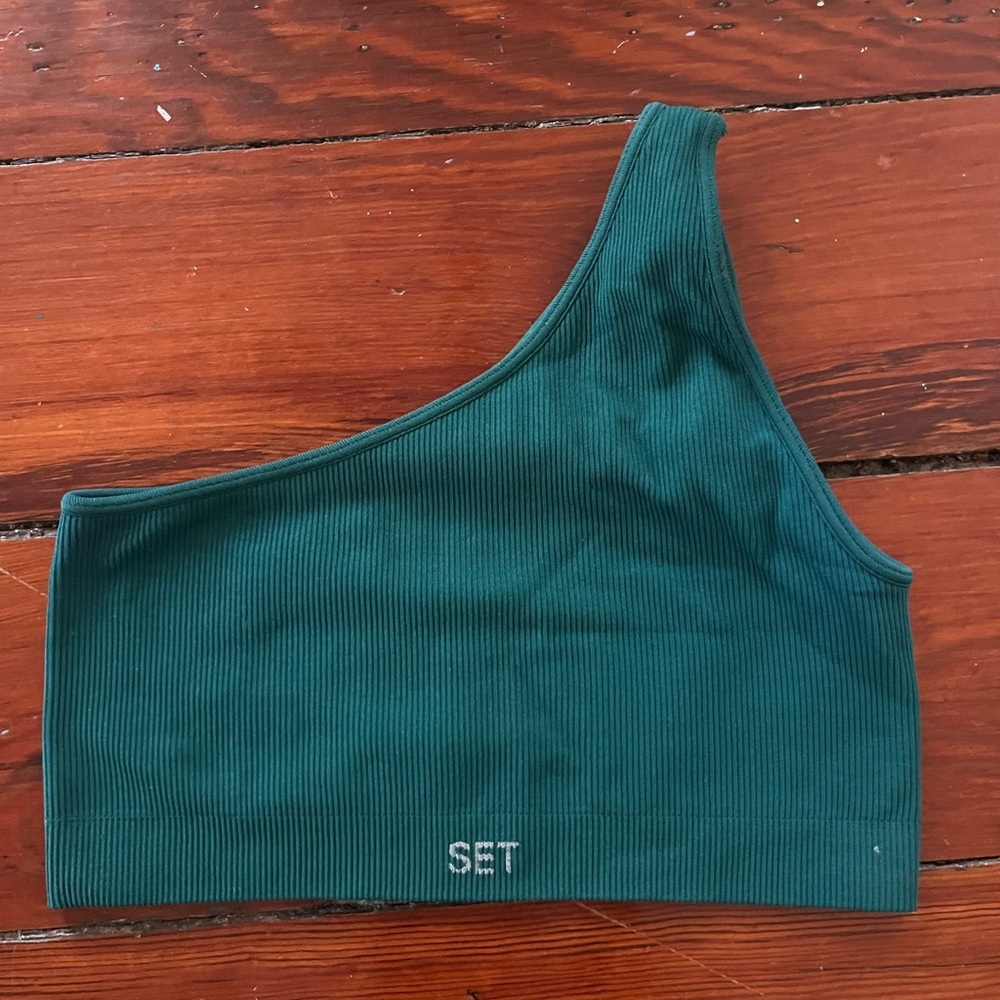 SET ACTIVE SCULPTFLEX® RIBBED ONE SHOULDER MOJITO